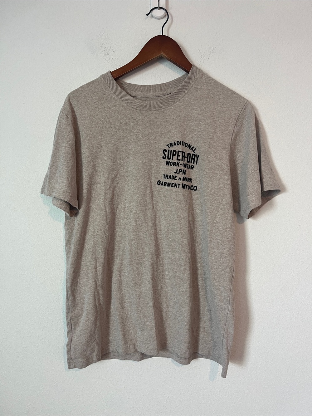 Superdry Men's Cream Short Sleeve Graphic Tee